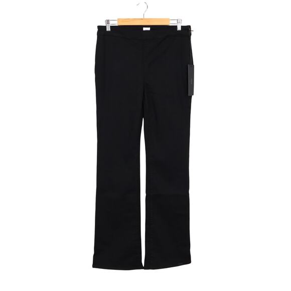 NWT Edwin Lark Pull-On Mid-Rise Flare Jean Stretch Side-Zip Black Size 32 - Picture 1 of 7